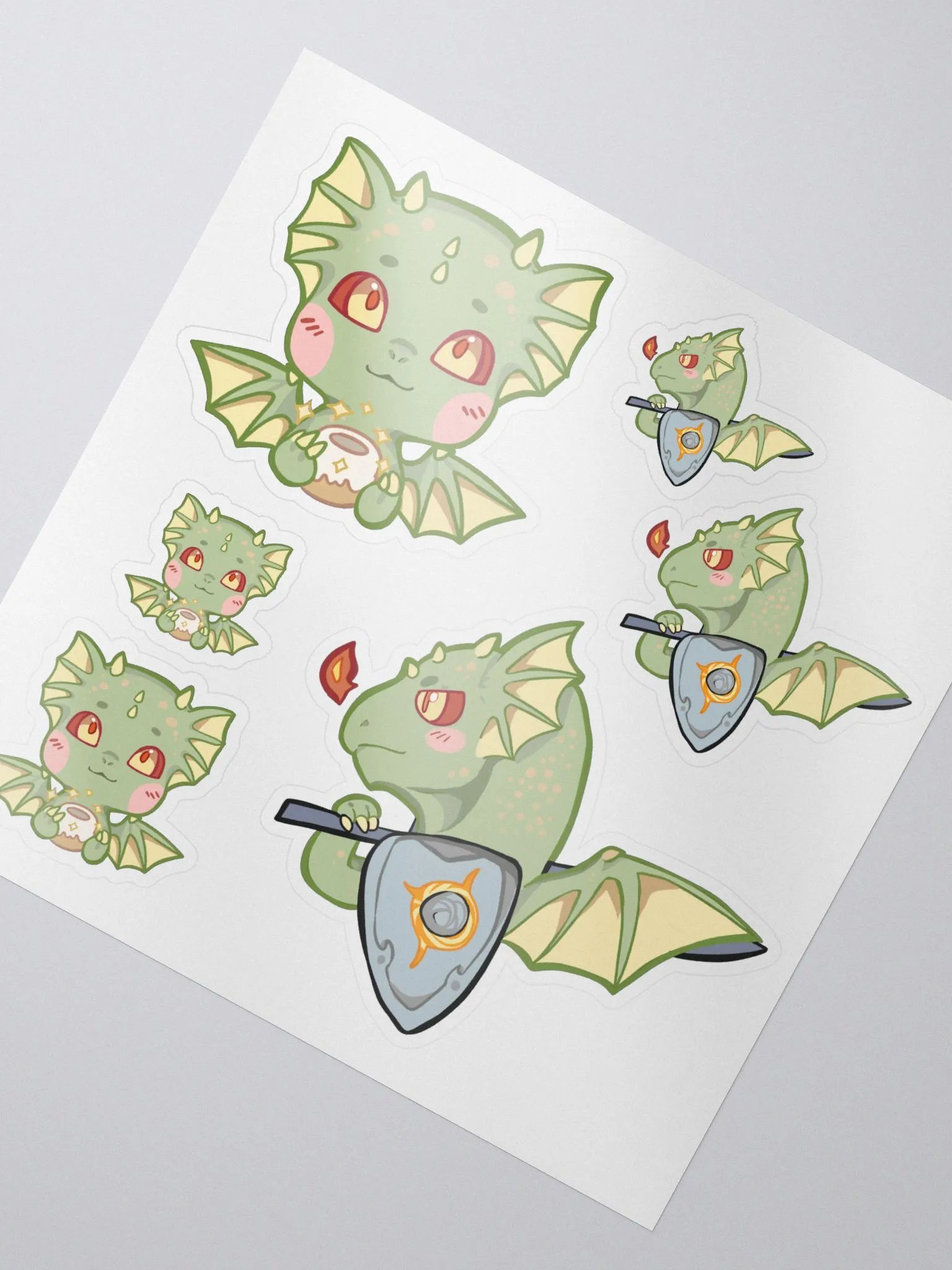 NW Logo & Dragon Warrior Stickers product image (2)