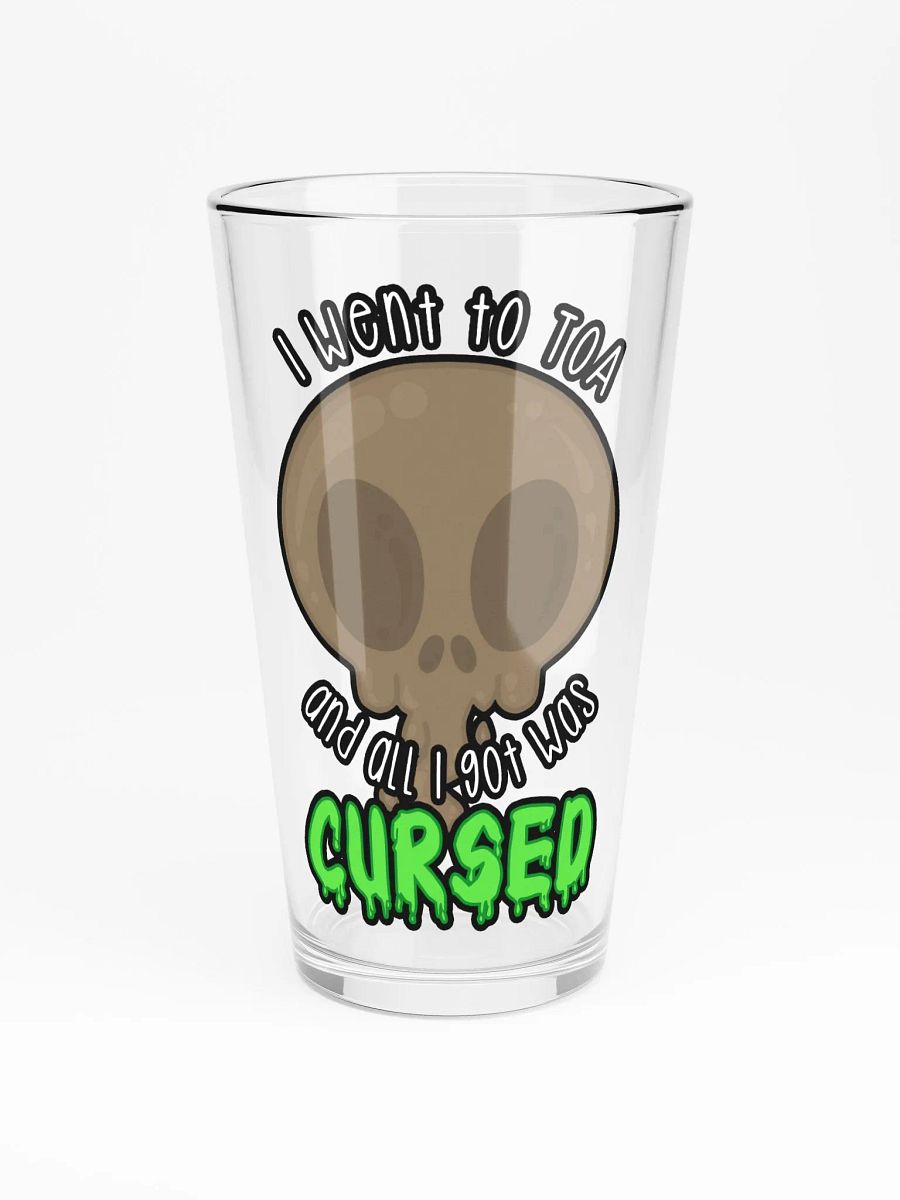 All I Got Was Cursed - Warrior - Pint Glass product image (3)