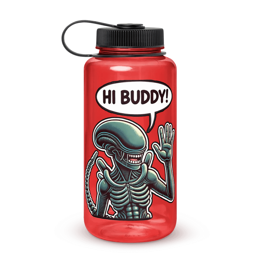 Galactic Greetings Wide Mouth Water Bottle product image (1)