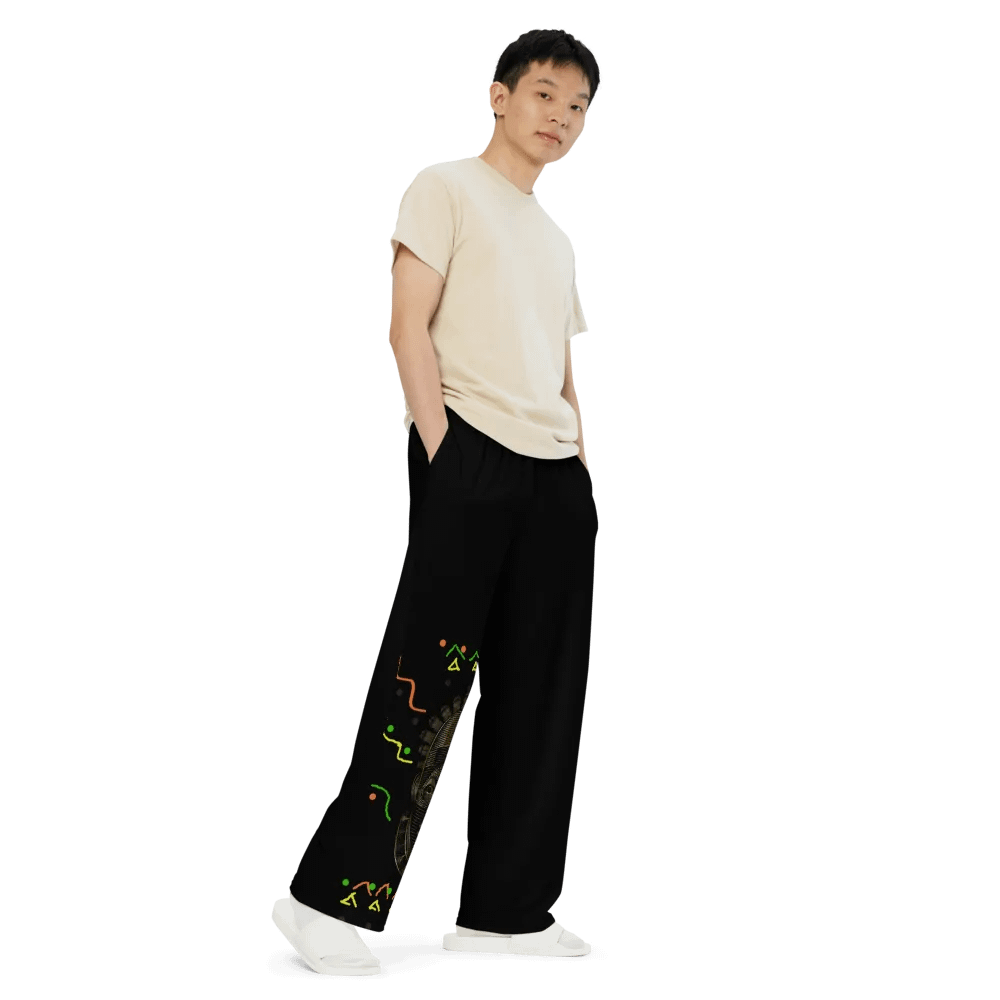 Afrocentric Visions All-Over Print Pants product image (7)