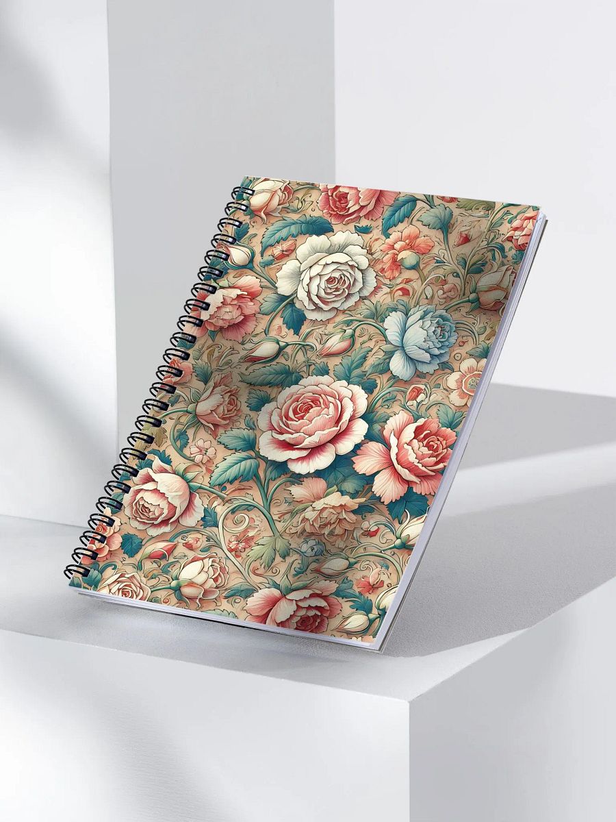 Royal Floral Spiral Notebook product image (3)