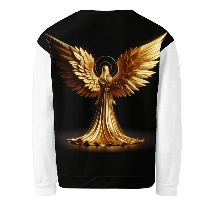 A Golden Angel and Cross - Unisex Sweatshirt #5 product image (2)