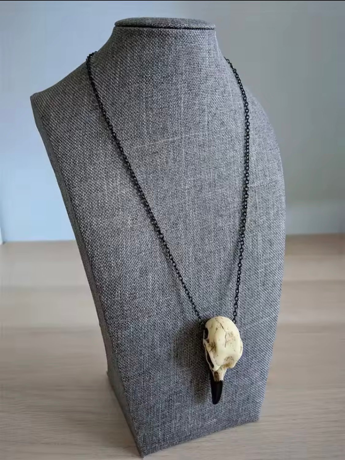 Raven Skull Necklace [PRE-ORDER ONLY] product image (2)