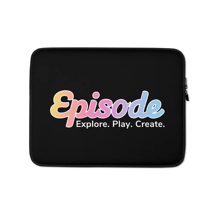 Episode Laptop Sleeve Black With Gradient Logo product image (1)