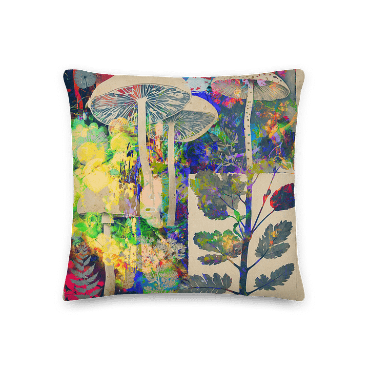 Woodland Magico by Edward Martin Mushroom Magic Pillow product image (1)