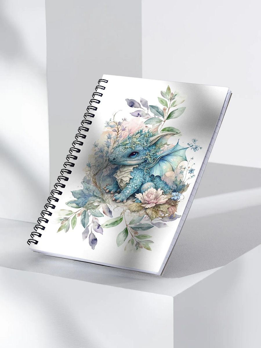 Enchanted Dragon Spiral Notebook product image (3)