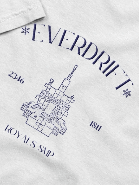 Everdrift V2 Embroidered T-Shirt (MC Vers) - Royals SMP product image (1)