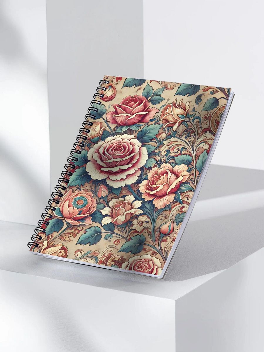 Royal Floral Spiral Notebook product image (3)