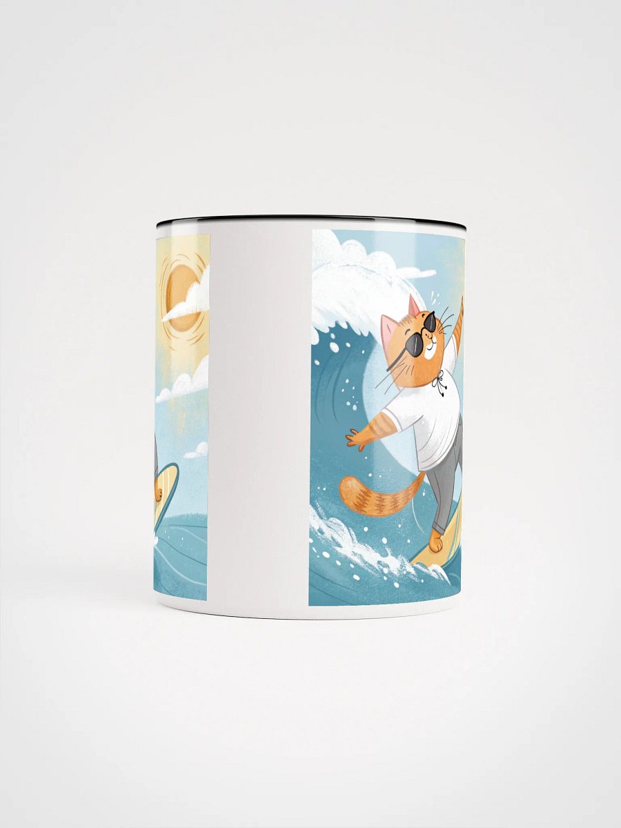 Surfing Cat Ceramic Mug product image (66)