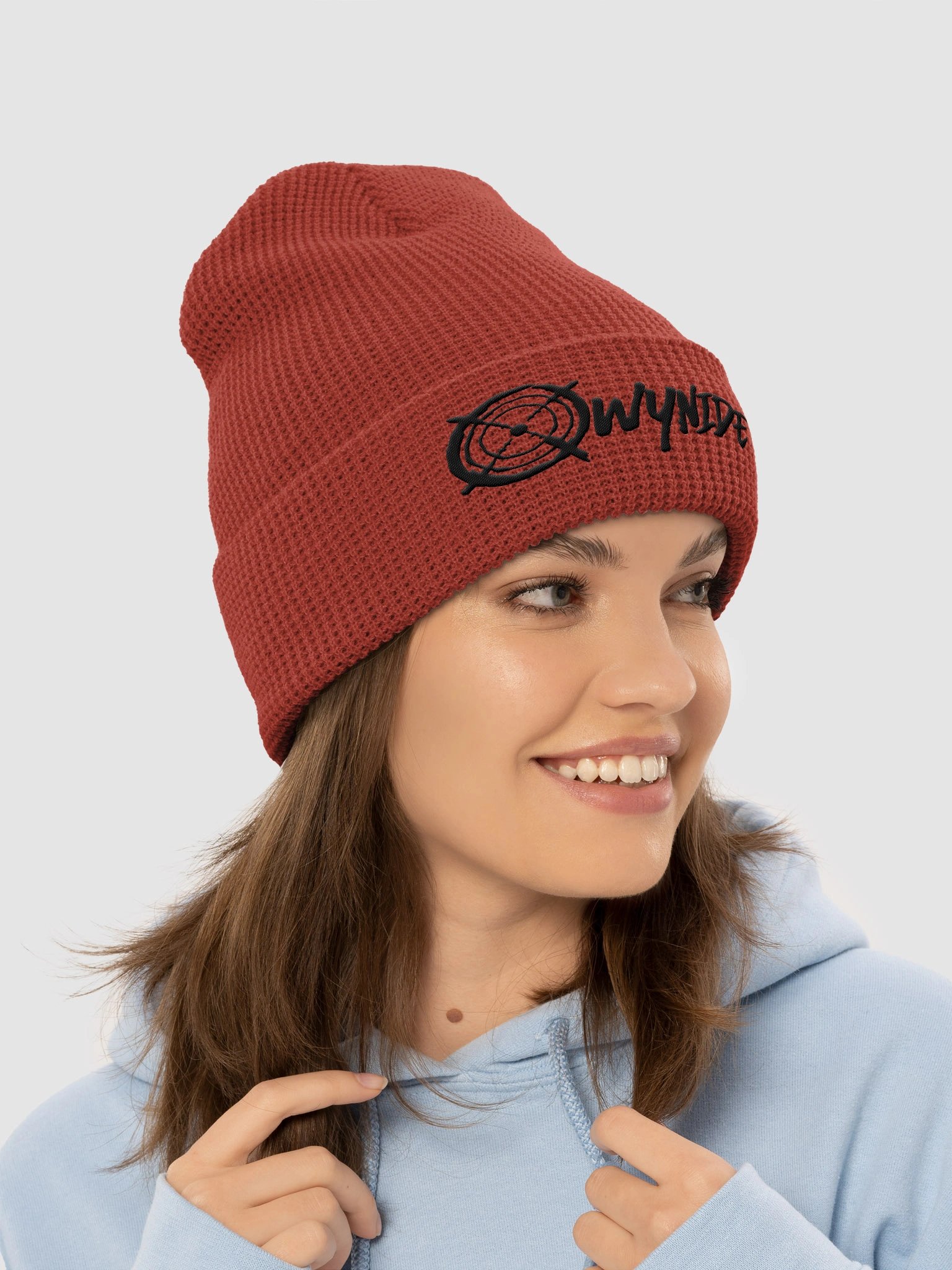 Represent Series Waffle Beanie - Qwynide - BlkOut product image (20)