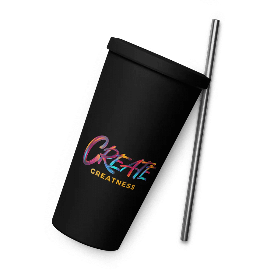 Create Greatness + Born to Dance Vibrant Beats Her Silhouette Insulated Tumbler product image (49)
