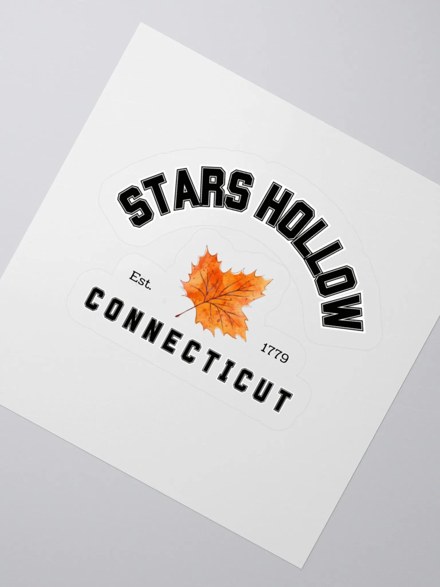 Stars Hollow Est. 1779 Connecticut - Sticker product image (2)