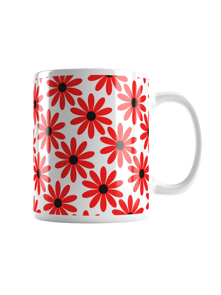 Starry Red Dream White Glossy Mug product image (2)