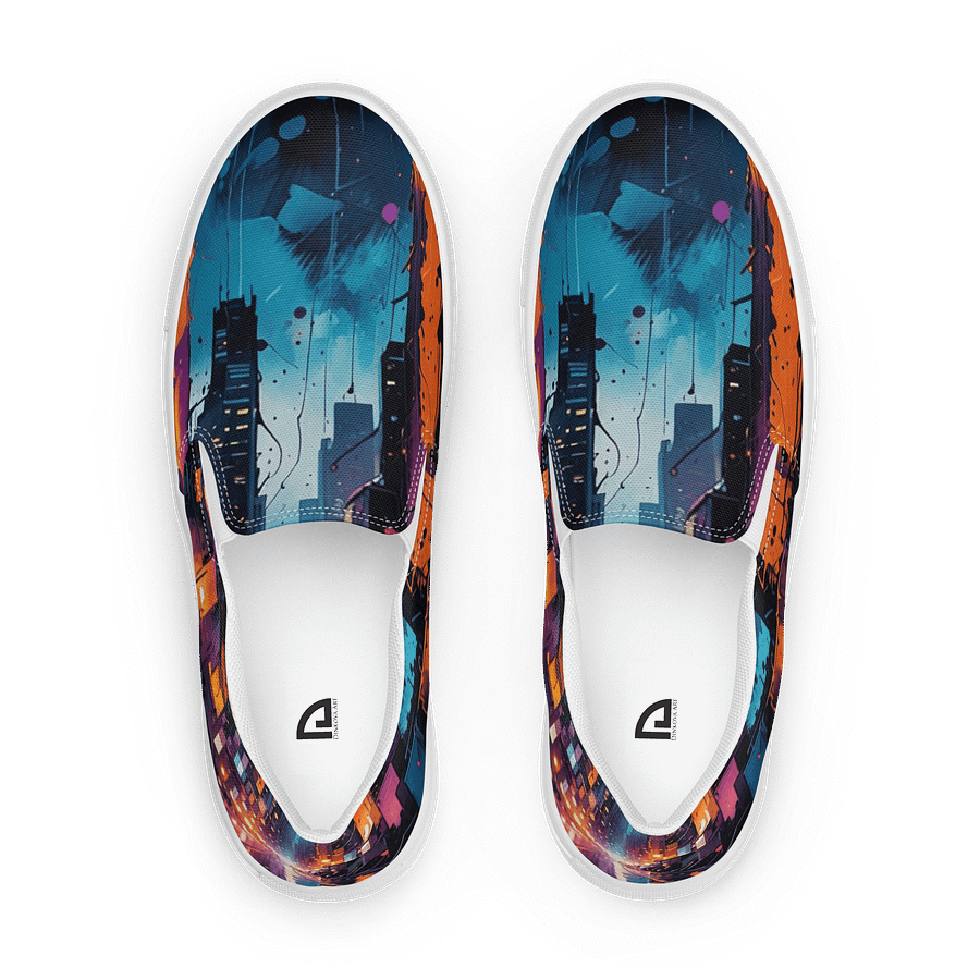 Abstract City 1 Canvas Shoes product image (1)