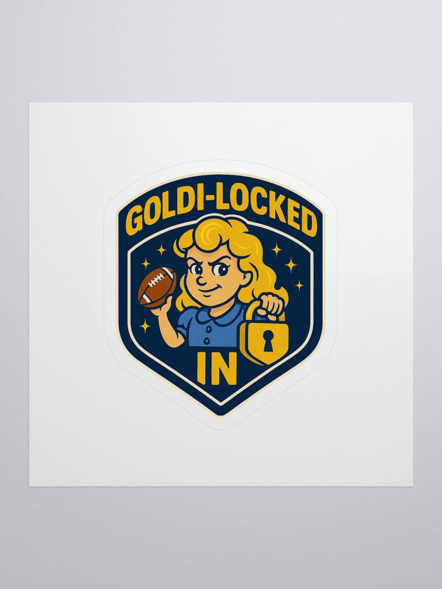 Goldi-Locked In - Sticker product image (1)
