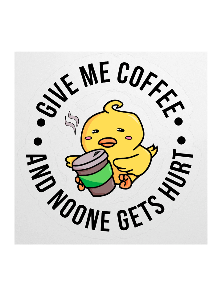 Give Me Coffee Sticker product image (1)