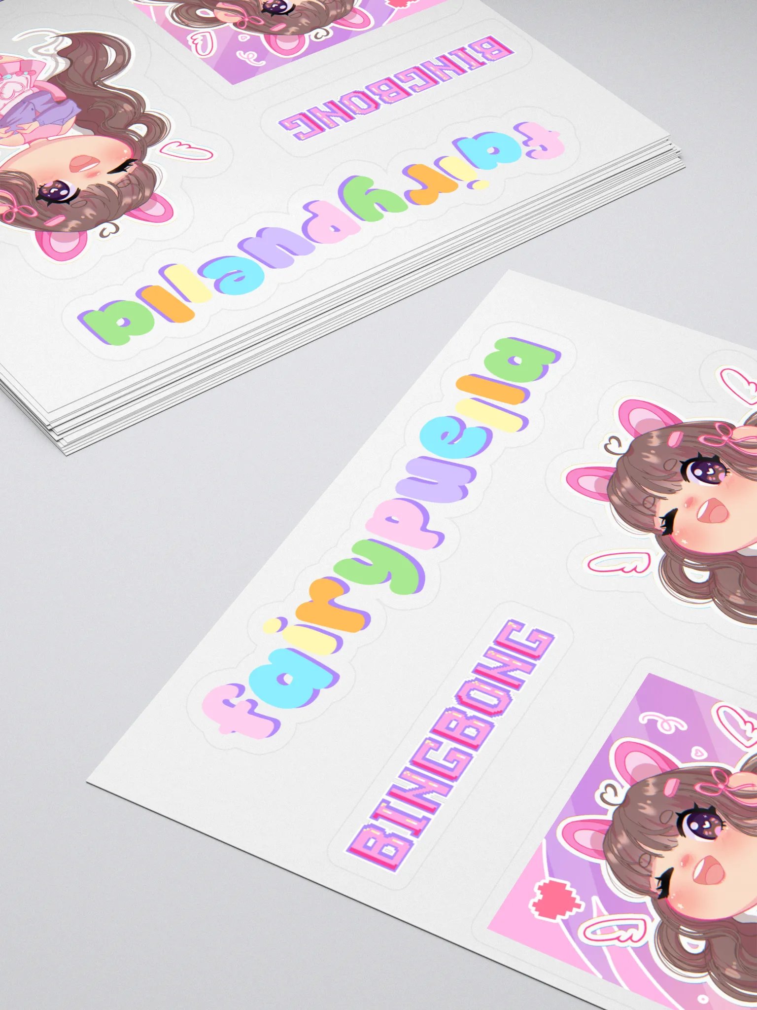 Fairy Puella Kiss Cut Stickers product image (4)