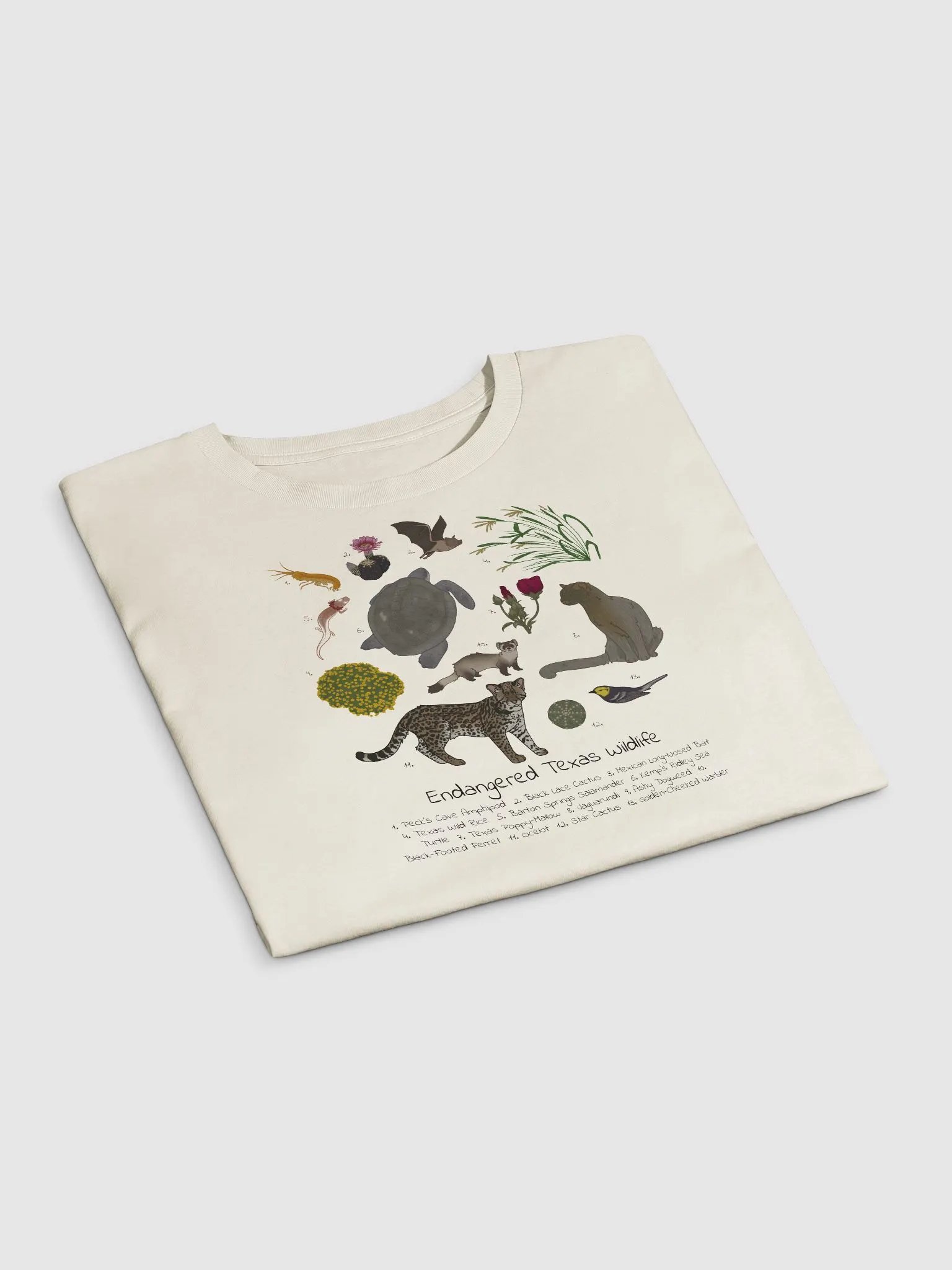 Endangered Texas Wildlife Crop Top product image (3)