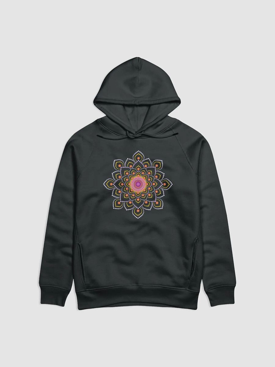 Simple Colorful Dot Mandala Unisex Eco Hoodie product image (1)