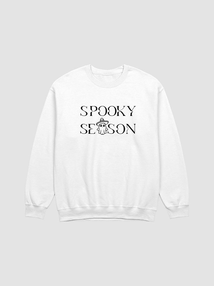 Spooky Season Sombrero Ghost Monochrome Classic Crewneck Sweatshirt product image (1)