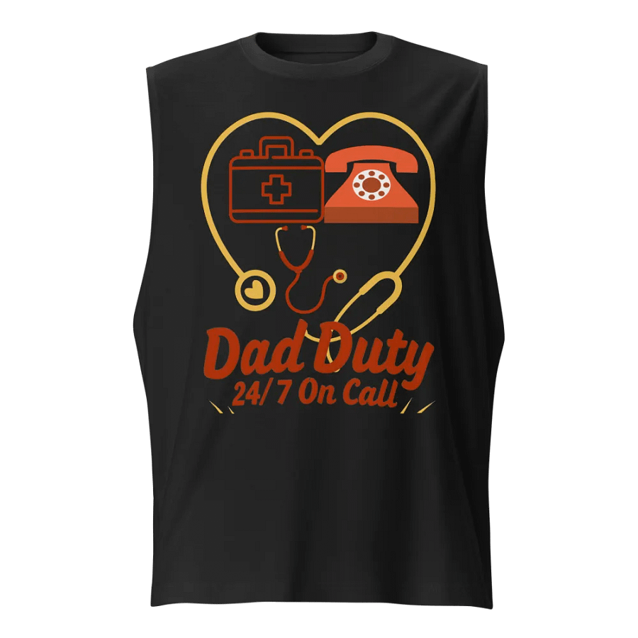 Dad Duty 24/7 On Call Muscle Tank product image (1)