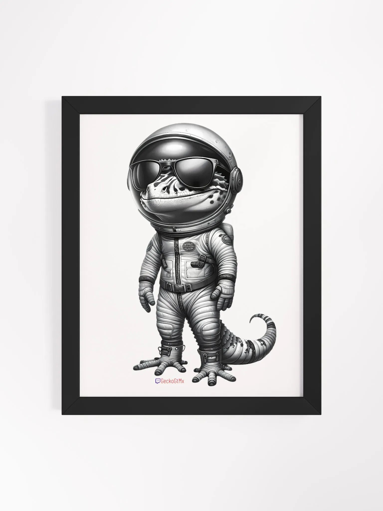 AstroLizard Framed Matte Poster product image (3)