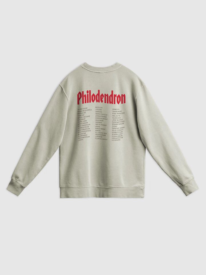 ⚡️ PHILODENDRON WORLD TOUR ⚡️ unisex midweight pigment dyed sweatshirt product image (2)