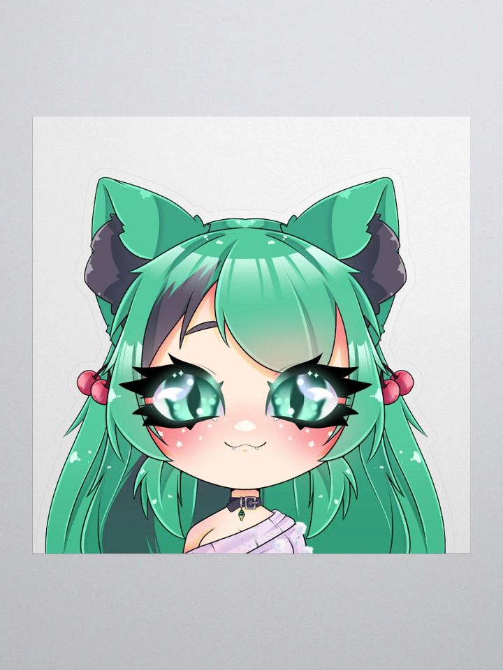 Mintzey Moon Half Chibi (Sweater) (Half Border) Sticker product image (2)