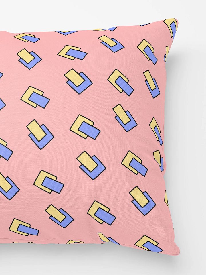 Modern Memphis Throw Pillow - Pink product image (2)