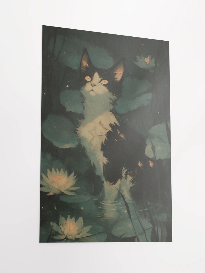 Starry Night Cat Poster product image (4)