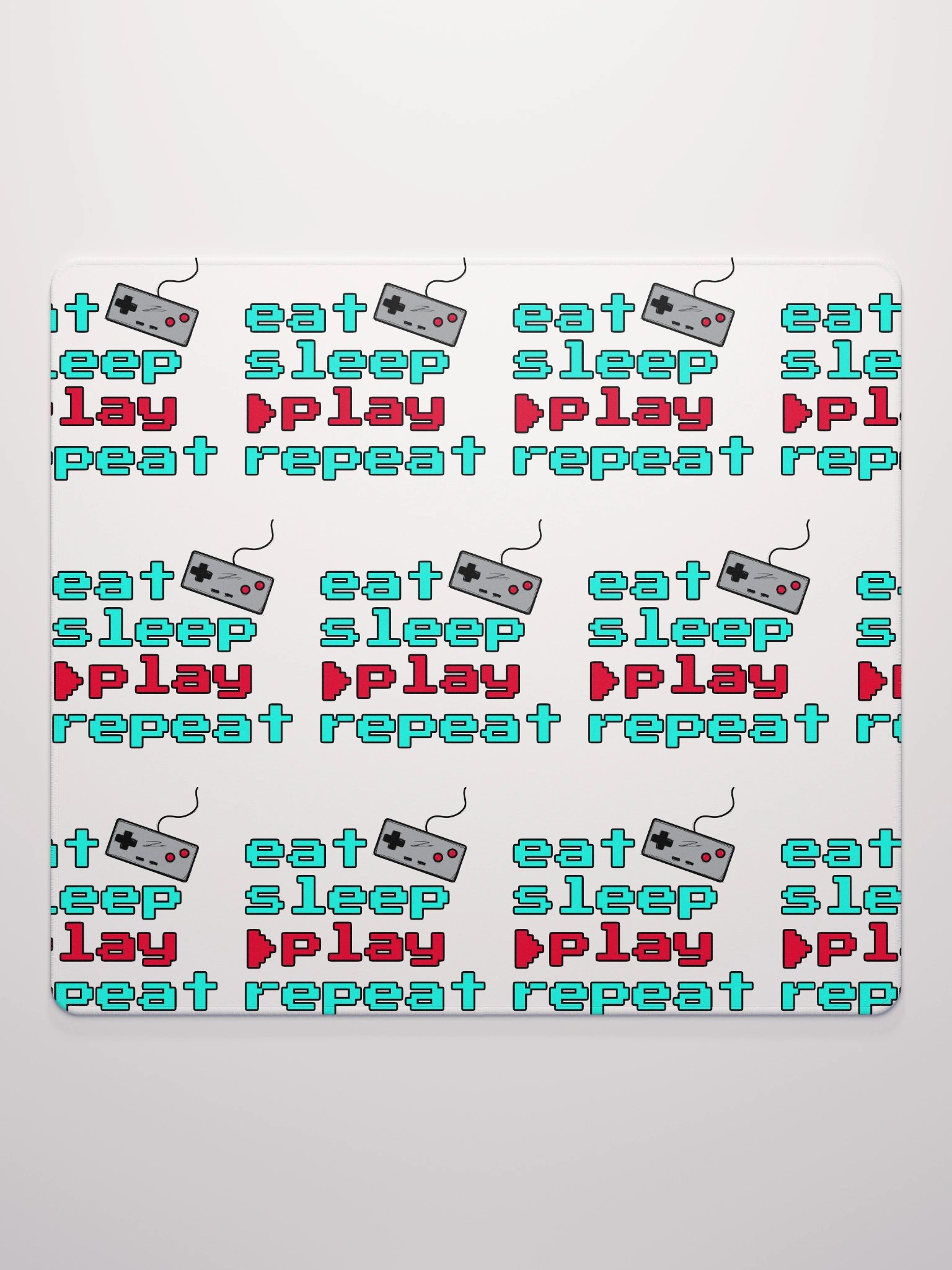 Gaming Mousepad | eat sleep play repeat product image (3)