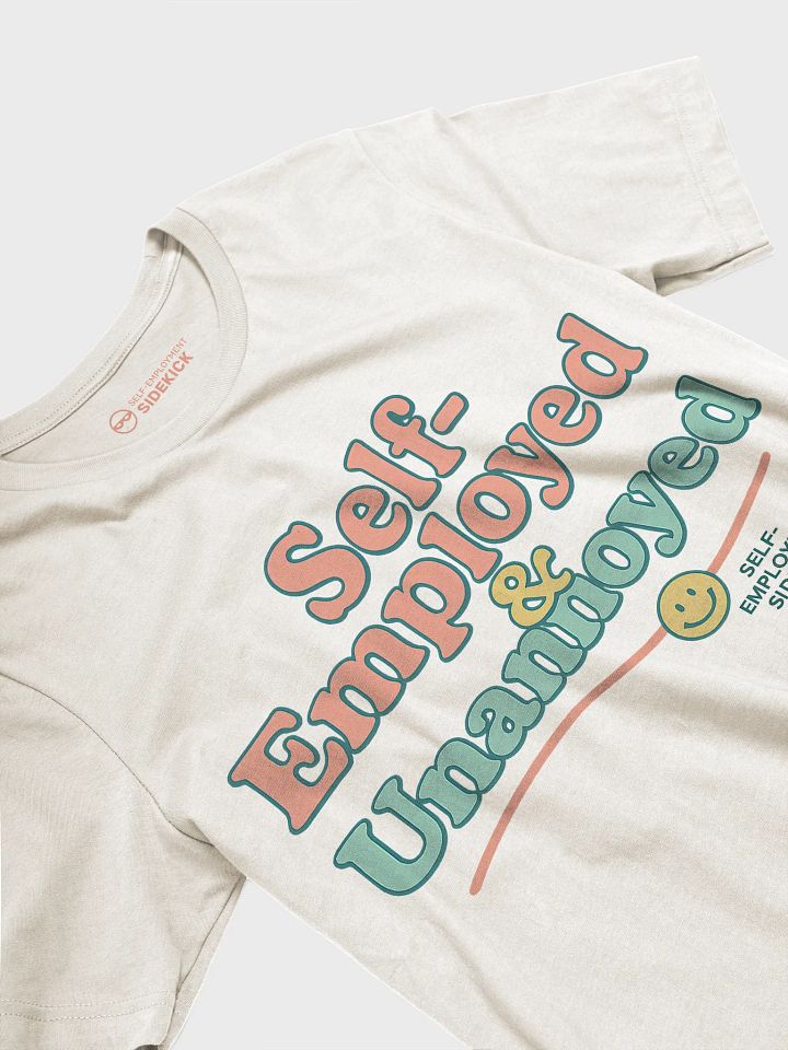 Self-Employed & Unannoyed T-Shirt (Peaches & Mint) product image (2)