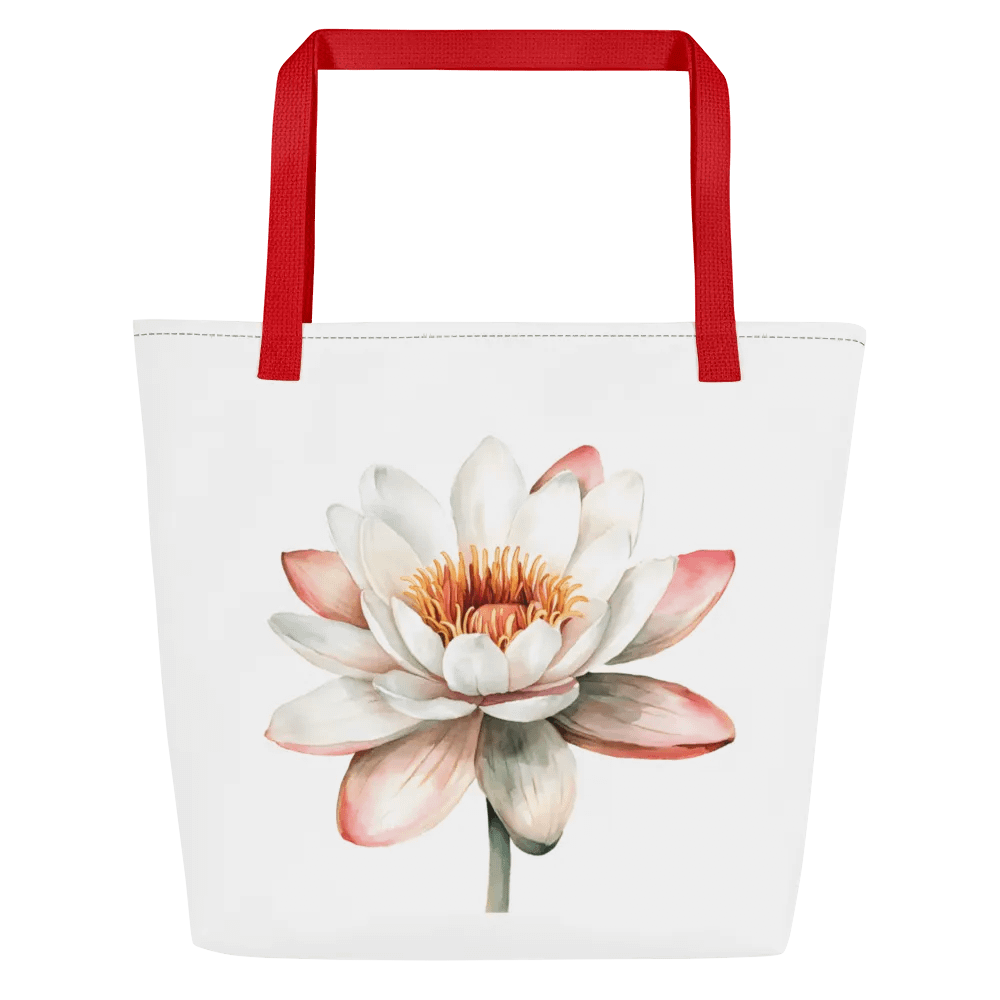 Water Lily Blooms All-Over Tote Bag product image (1)