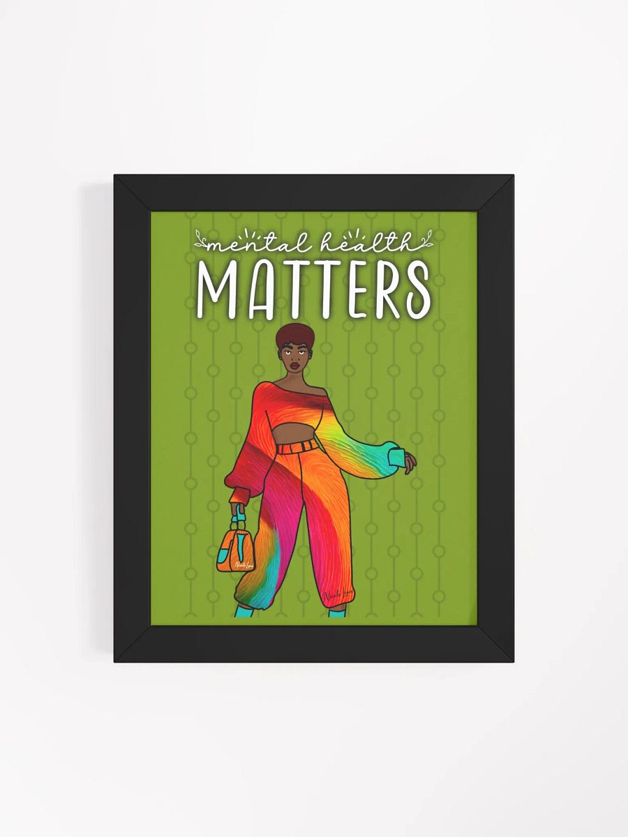 Vibrant Mental Health Matters Poster product image (4)