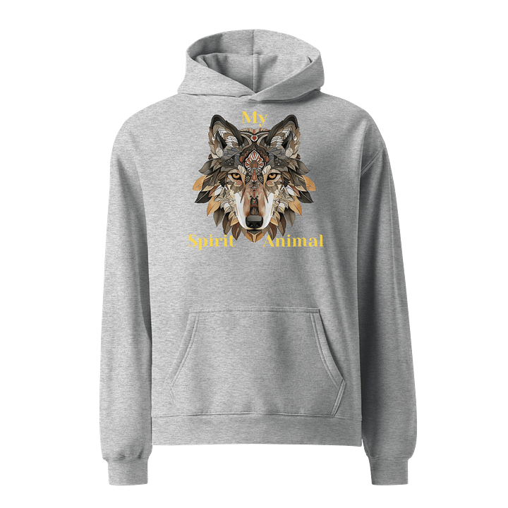 Spirit Wolf Oversized Hoodie product image (4)
