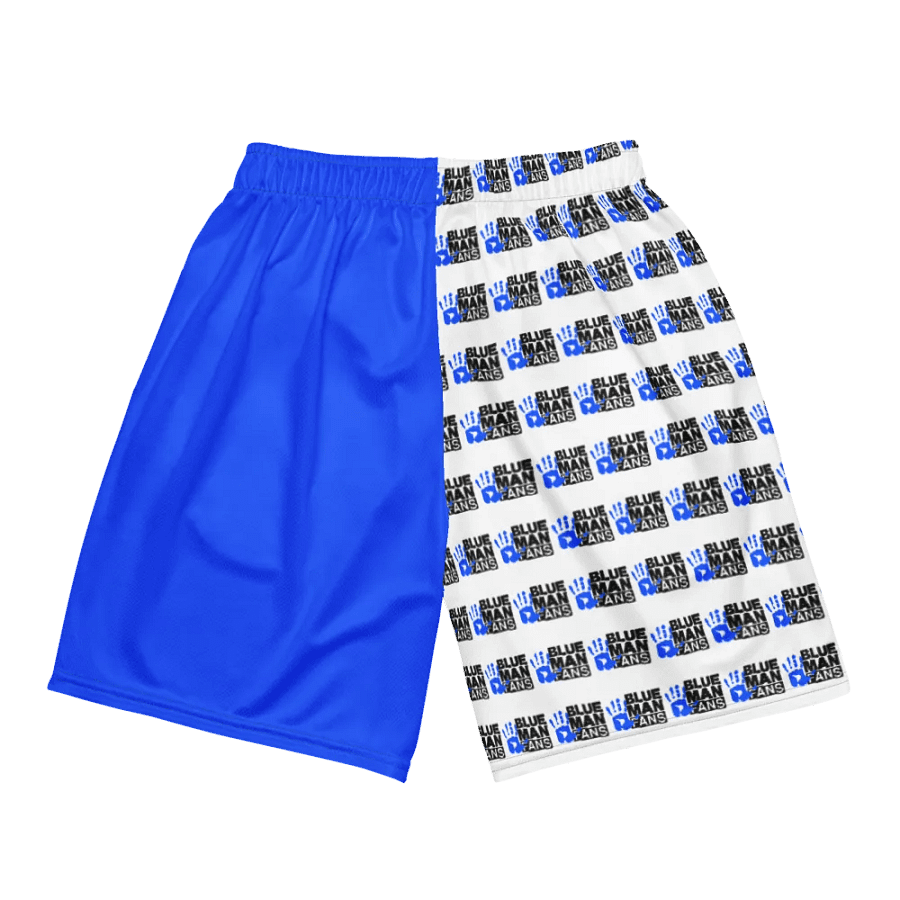 Blue Man Fans Hand Print Mesh Athletic Shorts with Pocket product image (6)