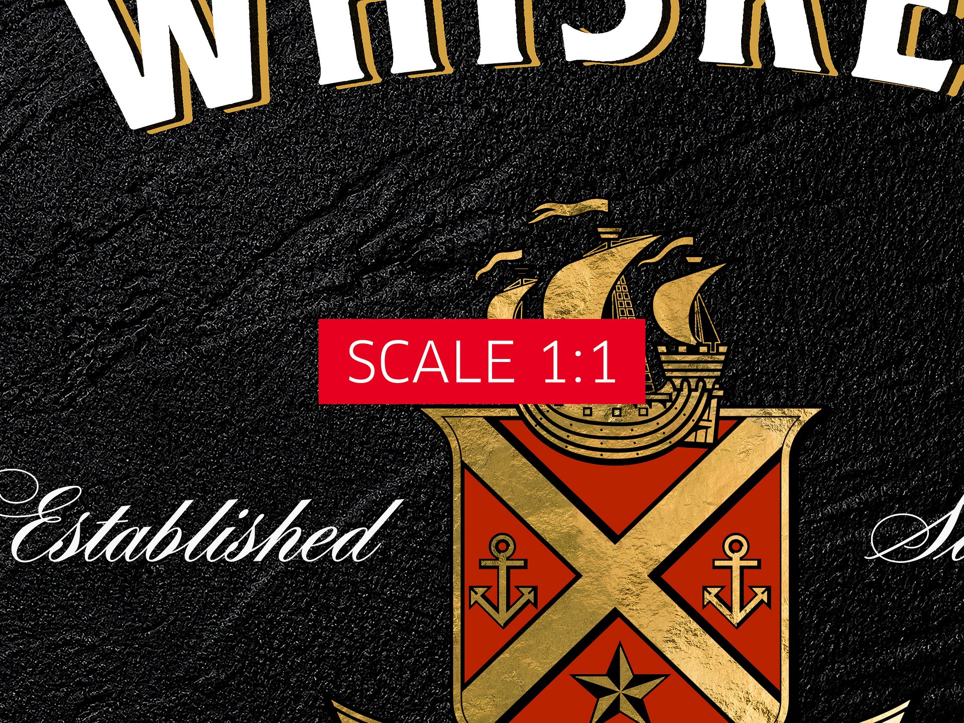 What whiskey will not cure, there is no cure for / Jameson — Whiskey gold blackboard with quote product image (4)