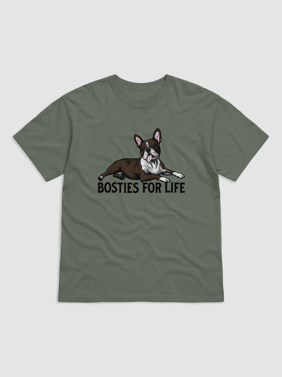 Bosties for Life T-Shirt of a Boston Terrier(Brindle) | Funny T-Shirt for Bostie Paw-rents product image (22)
