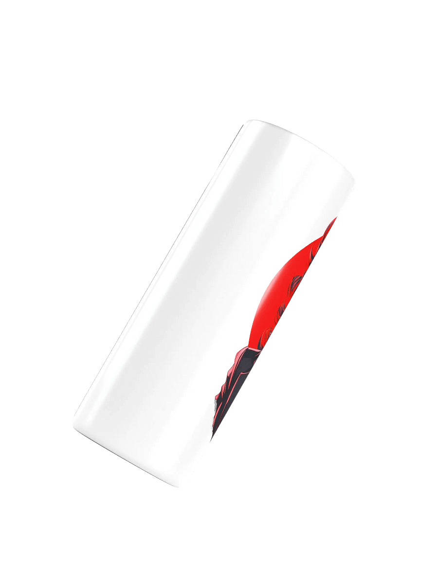Waifu Boss 20 oz Skinny Stainless Steel Tumbler - White - v2 product image (4)