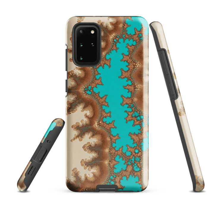 Tough Phone Case for Samsung® - Abstract Fractal River product image (2)