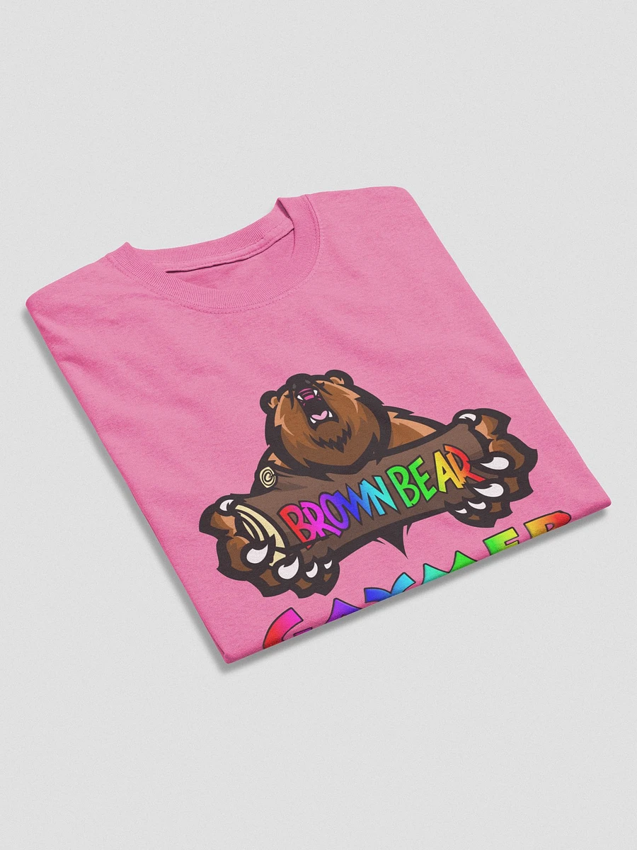Brown Bear Gaymer (Rainbow Pride) - Light Color T-Shirt product image (43)