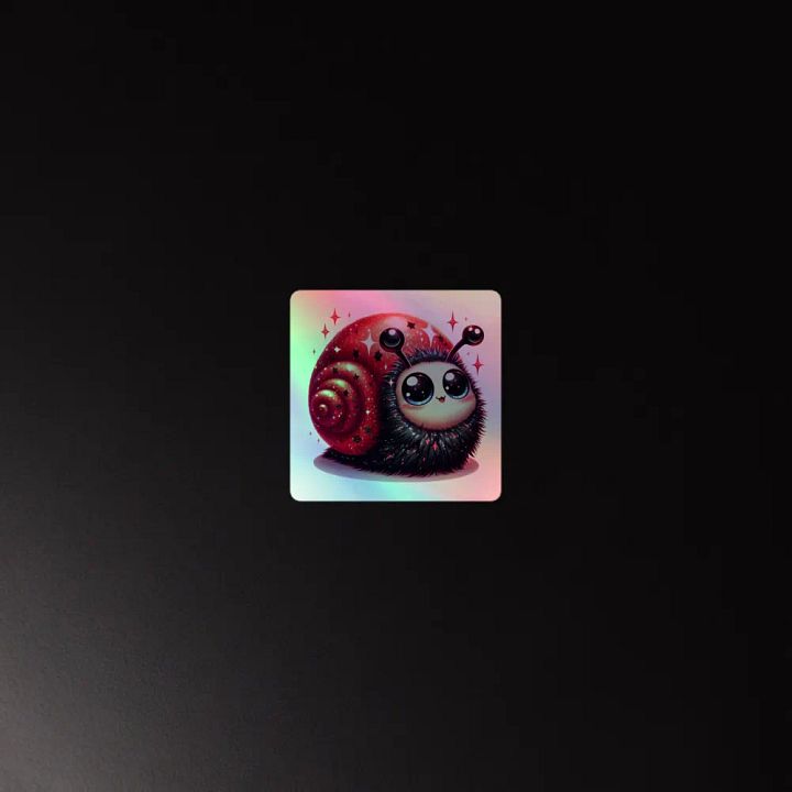 Galactic Snail Holographic Sticker Sheet product image (4)