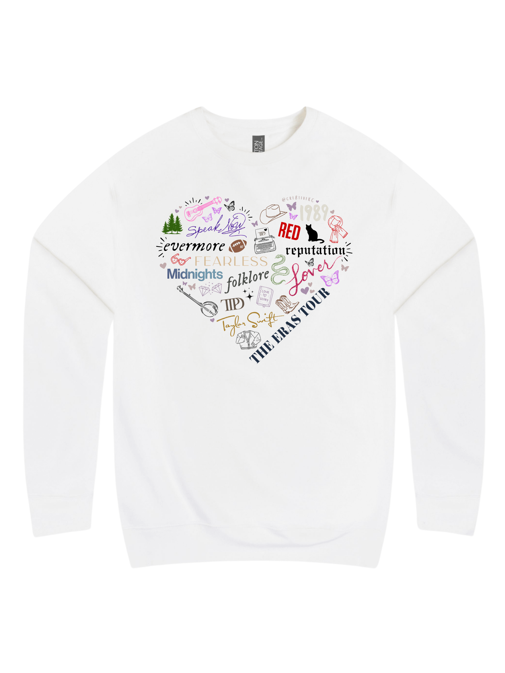 The Eras Tour Heart Crewneck product image (1)