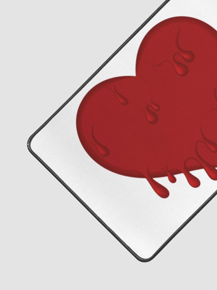 Bloody Heart Desk Mat/Mouse Pad product image (2)