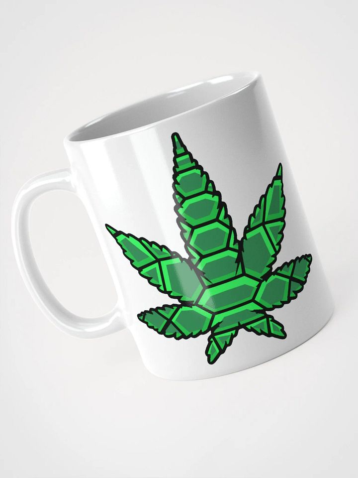Leaf White Glossy Mug product image (1)