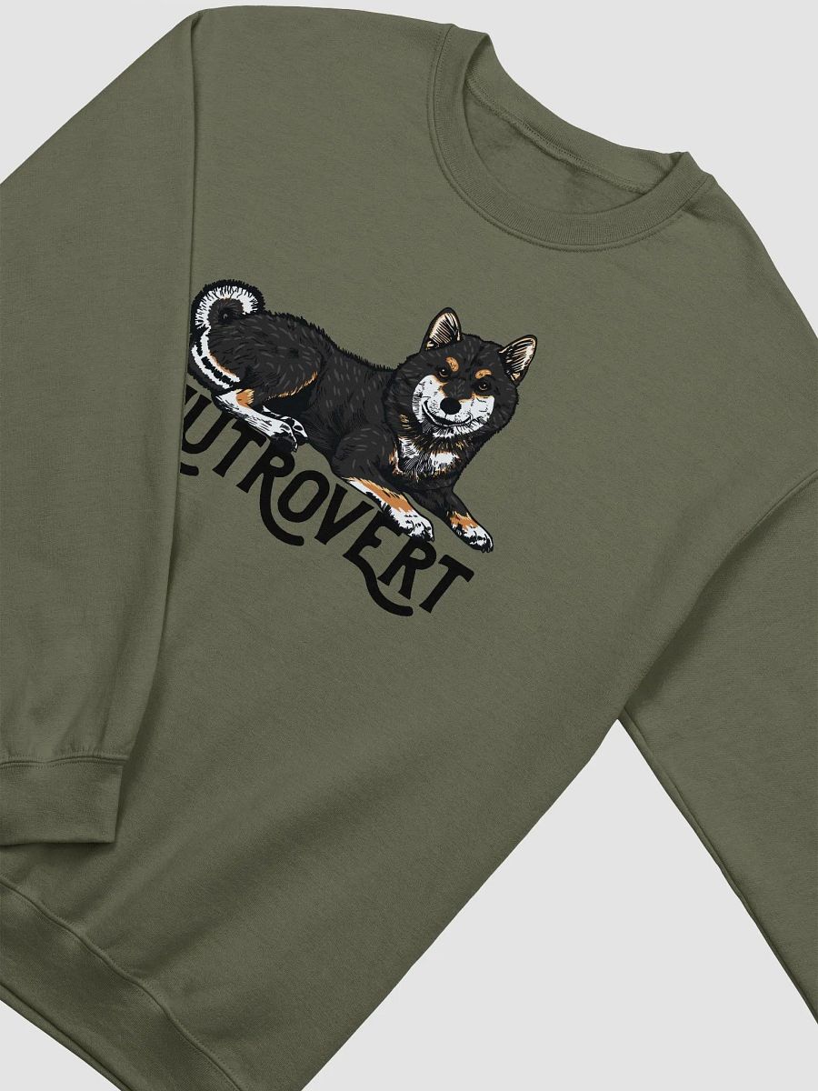 Inutrovert Sweatshirt of a Shiba Inu(Tricolor) | Funny Shirt for Shiba Inu Paw-rents product image (16)