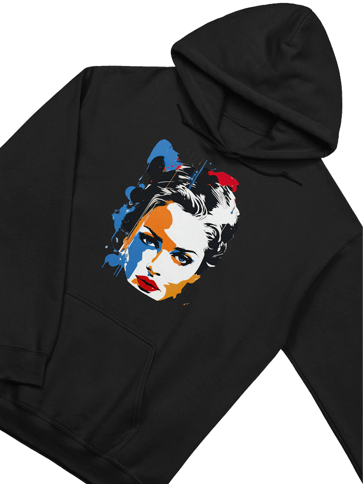 Abstract Girl - Gildan Classic Hoodie product image (2)
