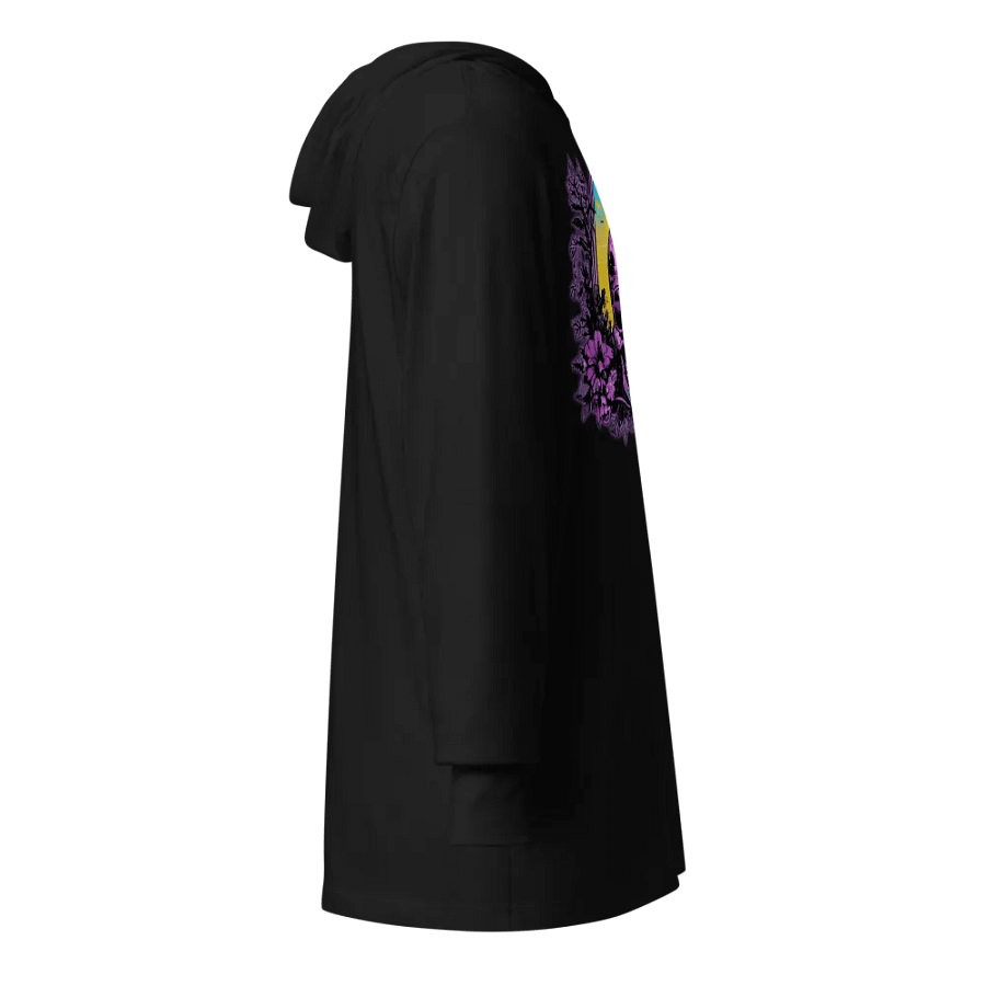 Purple Sunset Skull Hooded tee product image (9)