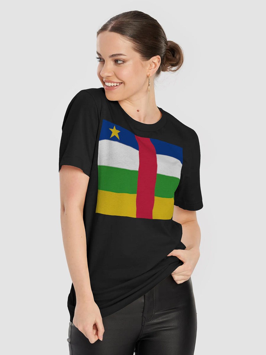 Central African Republic Flag Unisex T-Shirt - Exclusive Graphic Grove Tee product image (9)