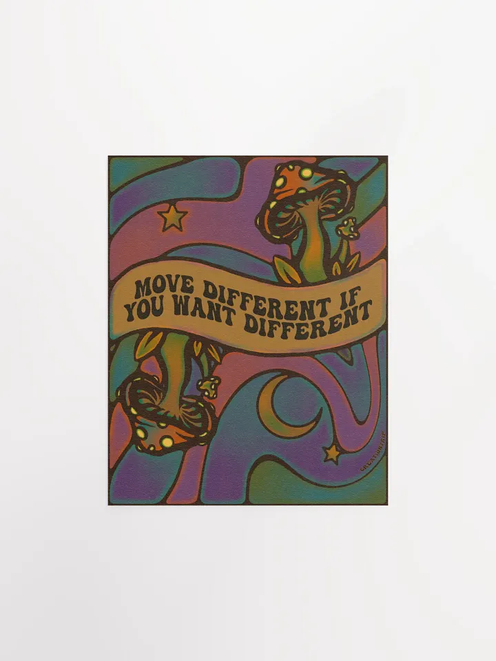 Matte Poster - Move Different product image (2)